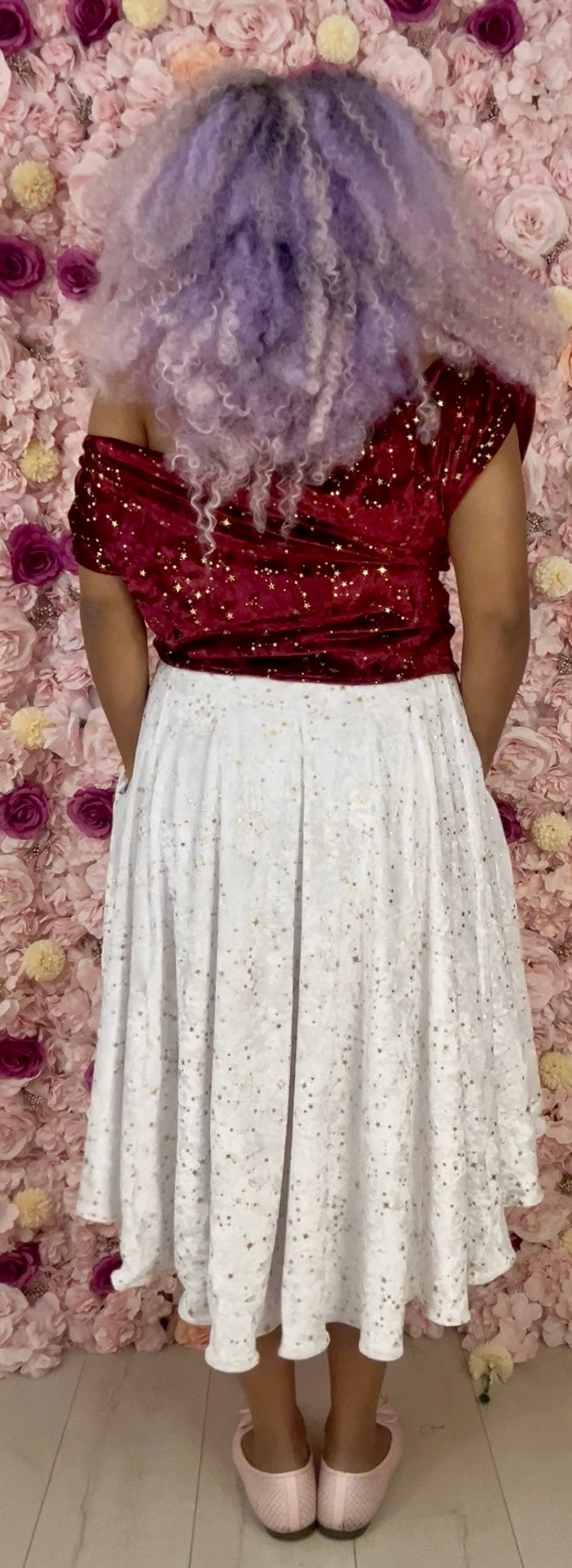 Velvet Circle Skirt, Long