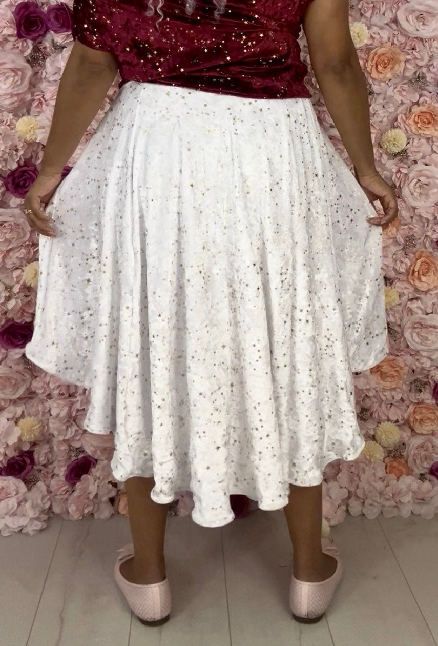 Velvet Circle Skirt, Long