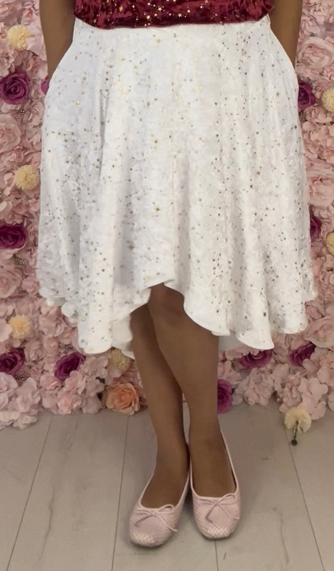 Velvet Circle Skirt, Long