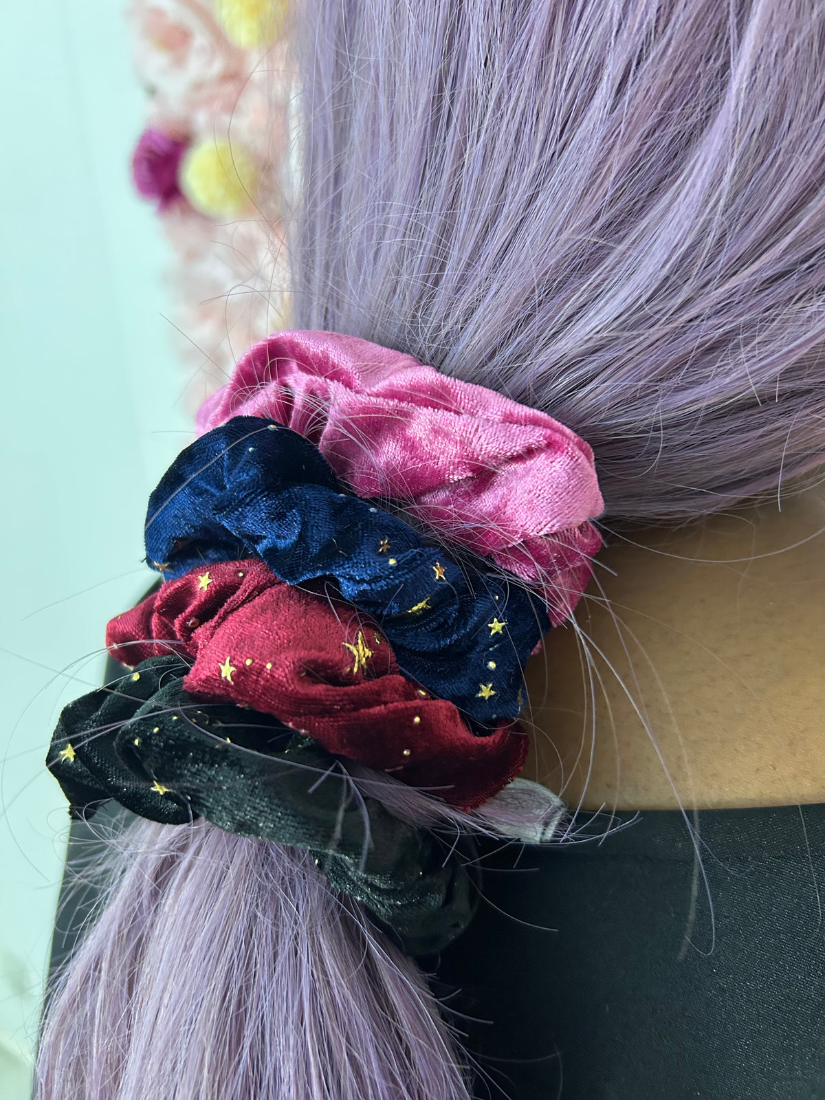 Worked Thread Scrunchie | Set of 4